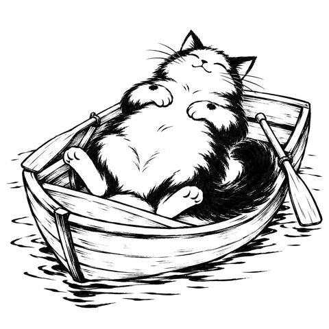 El gato Dao: dibujo de la carta DAO-024