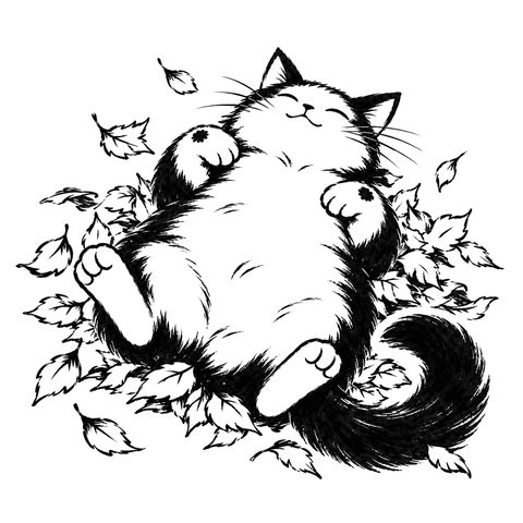 Il gatto Dao – disegno per la carta DAO-041