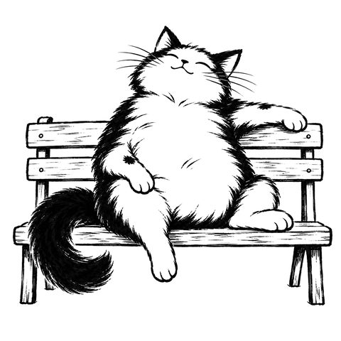Il gatto Dao – disegno per la carta DAO-043