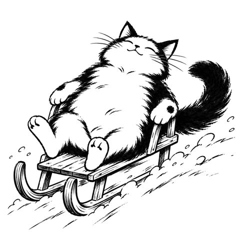 Il gatto Dao – disegno per la carta DAO-052