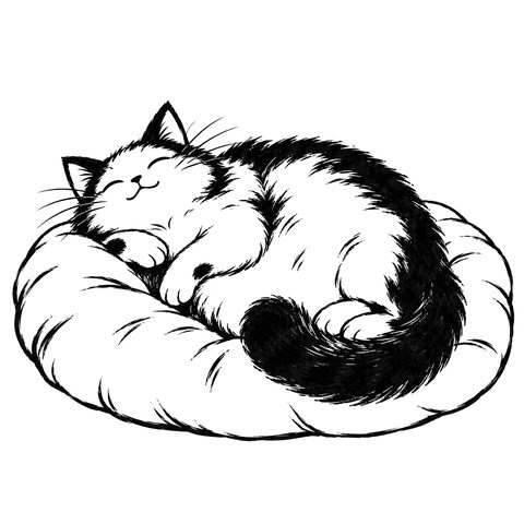 Котаракът Дао – рисунка към карта DAO-059