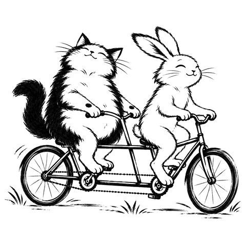 El gato Dao: dibujo de la carta DAO-083